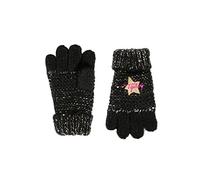 Desigual Mädchen Gloves_RAMBUTAN Handschuhe, Schwarz (Negro 2000), S (Herstellergröße: S/M)
