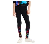 Desigual Mädchen Legging_fern Leggings, Schwarz, 8 Jahre EU