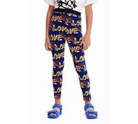 Desigual Mädchen Leggings_garden Leggings, Blau, 8 Jahre EU
