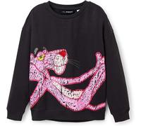 Desigual Girl's Negro 2006 Dark Grey Sweater, Black, M