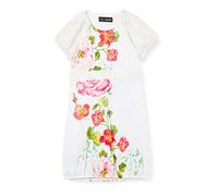 Desigual Mädchen Vest_Salamanca Kleid,per Pack Weiß (Blanco 1000),116 (Herstellergröße:5/6)