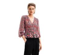 Desigual Damen Blus_zoé Blouse, Schwarz, L EU