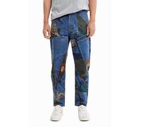 Desigual Men's Velez 5005 Denim RAW Jeans, Blue, 34
