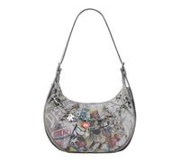 Desigual Mickey All Denim Shoulder Bag Denim Light Grey