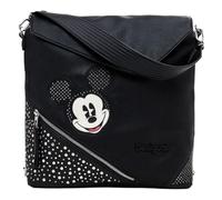 Desigual Schultertasche Mickey Studstyle 32 cm schwarz