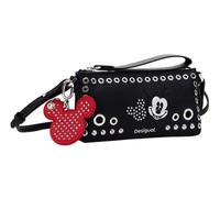 Desigual Umhängetasche/Geldbörse Mickey Rock Dortmund Baby – 4cc, 19,5 cm – Schwarz