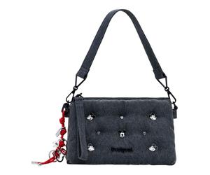 Desigual Mickey Studstyle Dortmund Crossbody Bag Denim Dark Grey