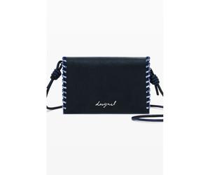 Desigual Nero Polyurethan Damen Geldbörse Einheitsgröße