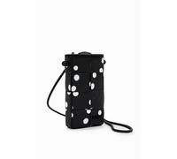 Desigual Women's MONE_NEW Splatter BRUNA Tri-Fold Wallet, Black