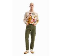 Desigual Pant_Ricks, 4092 KAKI, 32