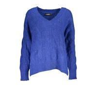 Desigual Women's Pullover_Lucca Sweater, Blue, XL