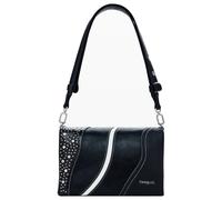 Desigual Umhängetasche Punkette Dortmund mit Klappe 25 cm Schwarz