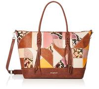 Desigual Puzzle-Patch BOLS_AYAX HOLBOX6011 CAMEL 20SAXPBN6011U Maße: 37 (L) x 17 (B) x 30,5 (H) cm mit Reißverschluss
