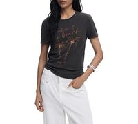 Desigual REPRIS_TS_Palm, 2000 Black, L