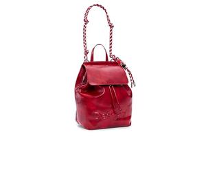 Desigual Rucksack Freizeitrucksack Half Logo Luena Backpack Carmine rot