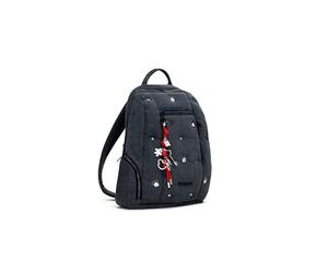 Desigual Rucksack Freizeitrucksack Mickey Studs Chester Modify Backpack Denim Medium Wash dunkelgrau