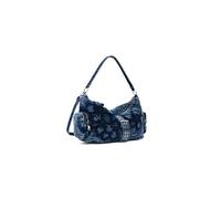 Desigual Schultertasche Umhängetasche Curio Denim Bag Denim Dark Blue blau