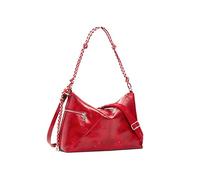 Desigual Schultertasche Umhängetasche Half Logo Leiria Shoulder Bag Carmine rot