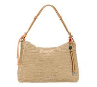 Desigual Schultertasche Umhängetasche Half Logo Raffia Leiria Bag Natural beige