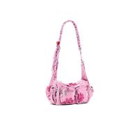 Desigual Margaritas Haban Denim Hand Bag Candy Pink
