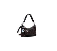 Desigual Schultertasche Stencil Medellin 23 cm Braun