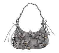 Desigual Schultertasche Umhängetasche Nickel Haiti Mini Shoulder Bag Dark Grey grau