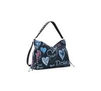 Desigual Schultertasche Umhängetasche Stacatto Leiria Shoulder Bag Tutti Fruti dunkelgrau