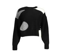 Desigual Schwarzes Grafik Langarmshirt - Größe: XL