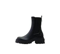 Desigual Damen Shoes_Base Chelsea Mid Calf Boot, Black, 39 EU