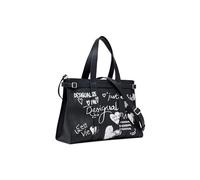 Desigual Shopper Umhängetasche Hobart Seshat Shopping Bag Black schwarz