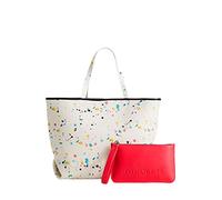 Desigual Bols Vintasplatter Namibia Reversible Beige Crude