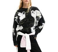 Desigual - Bekleidung Sweat Kiss Mickey - Schwarz - Größe S