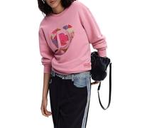 Desigual Sweatshirt aus der Damen-Kollektion, Dunkelrosa, Größe S