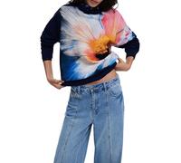 Desigual Sweatshirt aus der Damen-Kollektion, Dunkelrot, L
