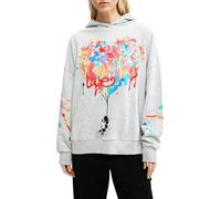 Desigual Sweatshirt aus der Kollektion Damen, Grau, Größe L