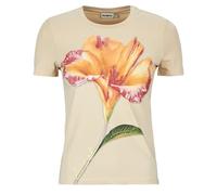 DESIGUAL T-SHIRT MANICHE CORTE DONNA BEIGE