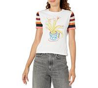 Desigual Damen Ts_Jarron 1000 T-Shirt, Weiß, M EU