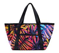Desigual Tropical Beach Merida Rev Shopping Bag Jaune 