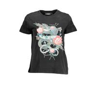 Desigual Womens TS_Yuba T-Shirt, Black, XL