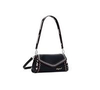 Desigual Umhängetasche Damen Zarauz Manhattan Pespuntes Crossbody Schwarz