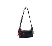 Desigual Damen Mickey Lines Huntingt Tasche, Schwarz
