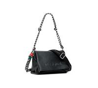 Desigual Umhängetasche Schultertasche Half Logo Venecia 4.0 Crossbody Bag Black schwarz