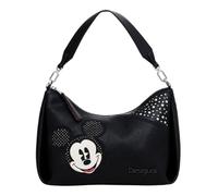 Desigual Schultertasche Mickey Studstyle 28 cm Schwarz