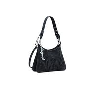 Desigual Umhängetasche Schultertasche Romeo Floral Manaos 2.0 Crossbody Bag Black schwarz