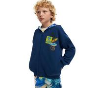 Desigual Unisex Kinder 25SBSK06 Sweatshirt, Blue, 7/8
