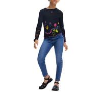 Desigual Unisex Kinder 25SGTK10 T-Shirt, Black, 7/8