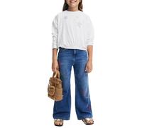 Desigual Unisex Kinder 25SGTK13 T-Shirt, White, 9/10