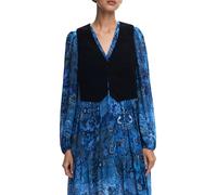 Desigual Vest_Chaleco, 5032 Azul Oscuro, L
