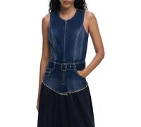 Desigual Damenkleid 490075 – Denim Poplin (5053) – Medium Wash – Midi – Größe S