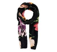 Desigual Women's Accessories Fabric Long Boa Scarf, Schwarz, One Size